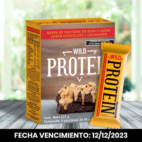 Barra de Proteína Sabor Chocolate y Cacahuate 5 unidades