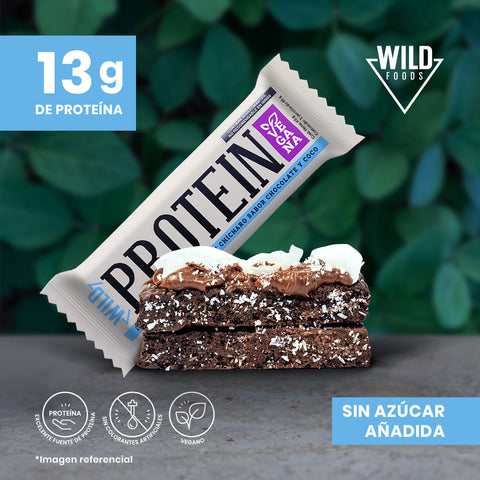 Barra de Proteína Vegana sabor Chocolate Coco 16 unidades
