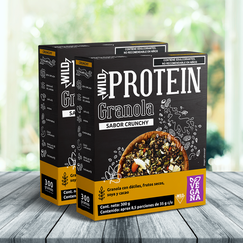 Granola Crunchy Wild Pack (2 cajas)