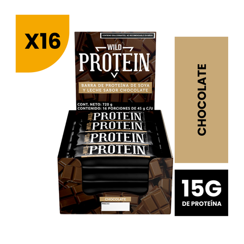 Barra de Proteína Sabor Chocolate 16 unidades