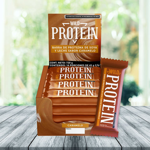 Barra de Proteína Sabor Caramelo 16 unidades