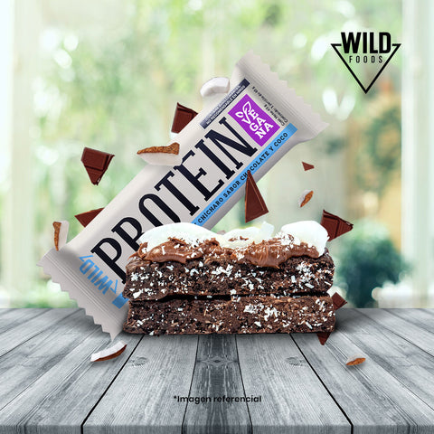 Barra de Proteína Vegana sabor Chocolate Coco 16 unidades