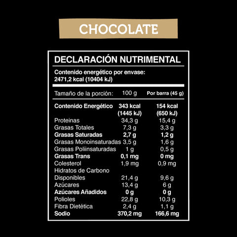 Barra de Proteina Chocolate 5 unidades Wild Protein